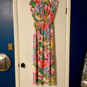 Lilly Pulitzer for Target Size XL Strapless Maxi Dress